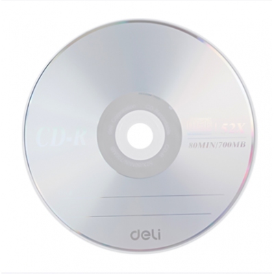 得力3725-CD-R(霧銀)(50片/筒)