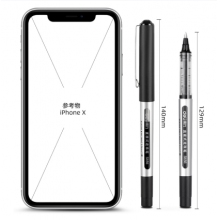 得力S656寶珠筆0.5mm子彈頭(黑)