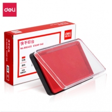 得力9864ES快干印臺(紅)(只)