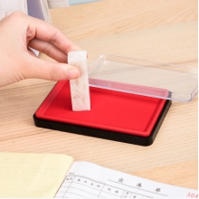 得力9864ES快干印臺(紅)(只)