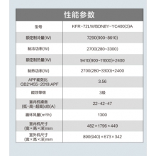 美的（Midea） 3匹變頻空調(diào) 圓柱柜機(jī) 遠(yuǎn)程控制 自清潔 KFR-72LW/BP2DN8Y-YC400(3)A